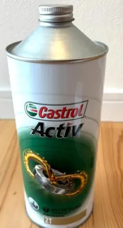 当時物　旧カストロール　アクティブ　2スト　オイル　2st　Activ　金木犀 空き缶 旧カストロール アクティブ 2スト オイル 2st 金木犀 甘い香り