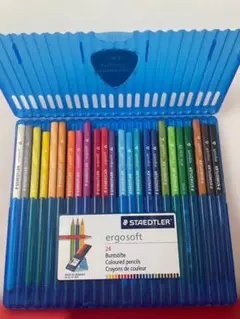 STAEDTLER ステッドラー 色鉛筆 24色 ergosoft ケース付きのサムネイル