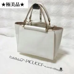 IACUCCI サブリナ ALCE レザー ハンドバッグ 白 佐田真由美のサムネイル