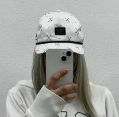 美品 ナイキゴルフキャップ NIKE GOLF DRI-FIT ホワイト58cm