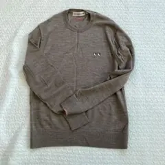 ユニクロ×アニヤハインドマーチ　メリノクルーネックセーター　茶色2024 M