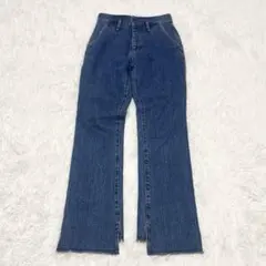 スピックアンドスパン 5 1/2 デニム パンツ 26 スリット カットオフのサムネイル