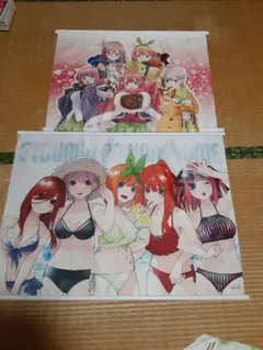 五等分の花嫁　タペストリー2個セット