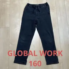 GLOBAL WORK デニムパンツ ブラック160㎝