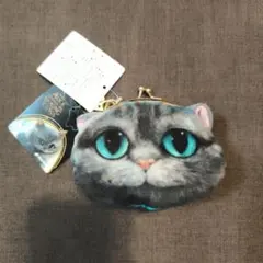 チェシャ猫　アリス　Alice　がま口ポーチ