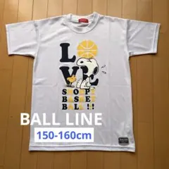 ★BALLLINE★スヌーピー バスケットボール Tシャツ XS ミニバス