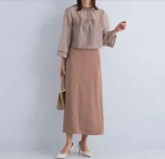 green label relaxing シアートップス2WAYワンピース