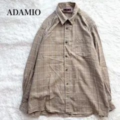 長袖フランネルシャツ LL オーバーサイズ チェック柄 シンプル ヴィンテージ