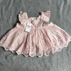 baby GAP ピンク刺繍フリルワンピース 6-12ヶ月のサムネイル