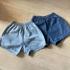 anggo デニムショートパンツ M 2色セット