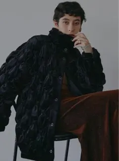 16日まで限定価格　新品アメリベロアキルティングスタンドカラーブルゾン