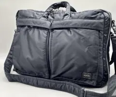 【美品】PORTER タンカー 3way ブリーフケース リュック ブラック