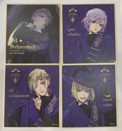 ツイステ 色紙 ポムフィオーレ ヴィル ルーク エペル セット