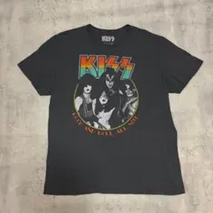 KISS キス バンドTシャツ バンT 黒 XL グレーのサムネイル