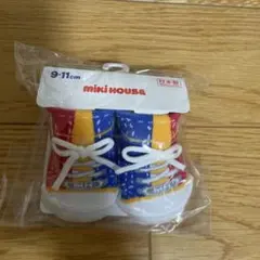 MIKI HOUSE ベビー靴下 9-11cm スニーカー風デザイン