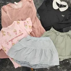 120 女の子春服まとめ売り5着セット