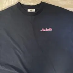 WEGO 半袖Tシャツ ブラック ナッシュビル プリント