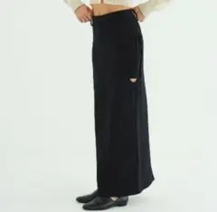 CLANE CIRCLE CUT SWEAT SKIRT