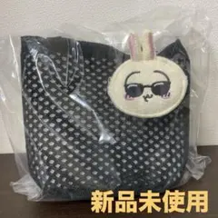 GU ちいかわ ポーチセットバッグ ブラック うさぎ