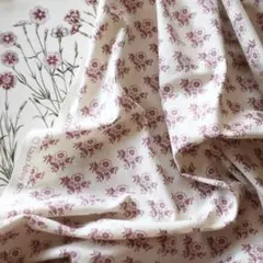 sold 58c Laura Ashley 薔薇たちとコットンファブリック