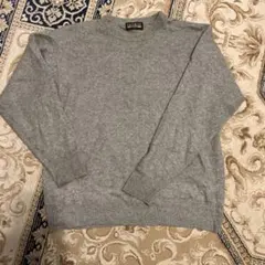 グレー カシミヤブレンド セーター M