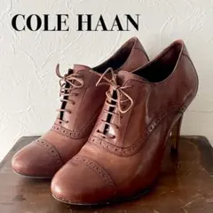 【美品】Cole Haan 24㎝ ブーティ ブラウン 7B NIKE AIRのサムネイル