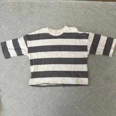 グレーボーダー　カットソー