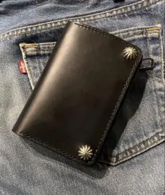 ミドルトラッカーウォレット シルバー925アポロコンチョカスタム