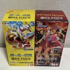 ワンピースカード 神の島の冒険 ヒロインズエディション 計4個 テープ付き ワンピースカード 神の島の冒険 ヒロインズエディション 計4BOX テープ