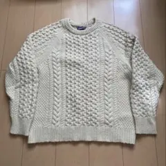 パタゴニア　ケーブルニットセーター　Lのサムネイル