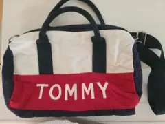 平成 Y2K 新品未使用品タグ付き TOMMY ドラム型 ショルダーバッグ 