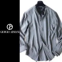 dr570●38●ARMANIジョルジオアルマーニ●シルクアウターシャツ●メンズのサムネイル