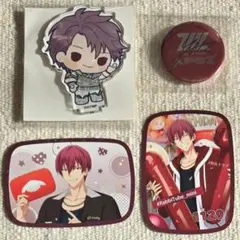 アイドリッシュセブン 狗丸トウマ 御堂虎於 缶バッジ アクリルスタンド カード