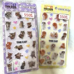 正規品 THE DOG PUKPUK JELLY ぷくぷくジュエリー シール