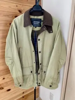 Barbour FOUNTAINE BLEU S セージ ノンオイル バブアー