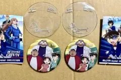 名探偵コナン　ユニバ2026 コレクタブル缶バッジ　阿笠博士　少年探偵団　セット