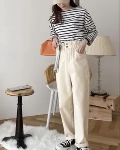 再値下げ【美品】classicalelf ハイウエストギャザーテーパードパンツ