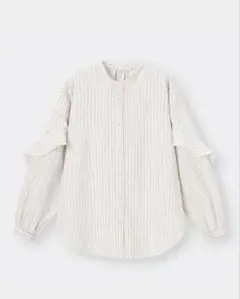 GU ラッフルスリーブブラウス　Mサイズ