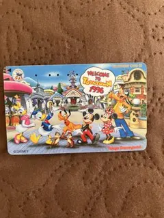 東京ディズニーランド 1996 テレホンカード 使用済みのサムネイル