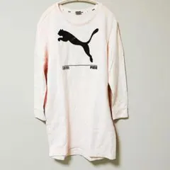 PUMA ピンク 長袖Tシャツ