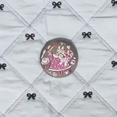 サンリオ 刺繍缶バッジ マロンクリーム