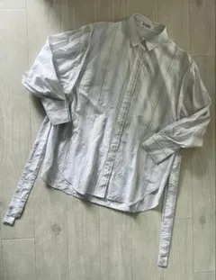 スナイデル　ストライプ長袖シャツ