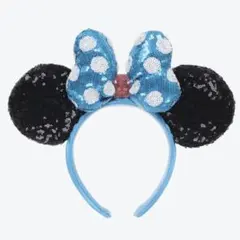 ディズニー カチューシャ ミニー 水色