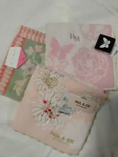 新品　PAUL & JOE H&M ハンカチ3枚セット