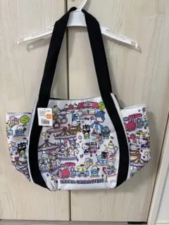 ☆新品☆ サンリオ　トートバッグ　ホワイト　ハローキティ　クロミ　マイメロディ