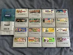最終値下げSFCソフト16本、スーパーゲームボーイ、2セット売り。