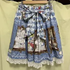 BABY Disney アリス柄スカート 水色 コラボ　ベイビーザスターロリィタのサムネイル