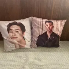 パク　ソジュンクッション カバー2枚