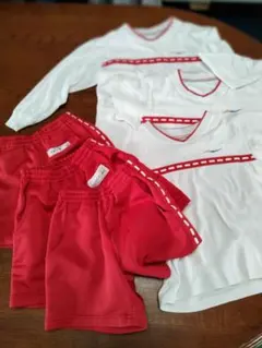 体操服セット（ひかりのくに） Tシャツ3枚 ショートパンツ3枚 120.110