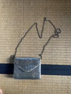 シルバー メタリック パーティーバッグ